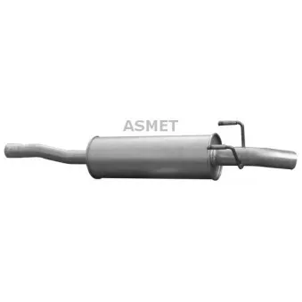 ASMET 02.054 - Silencieux arrière