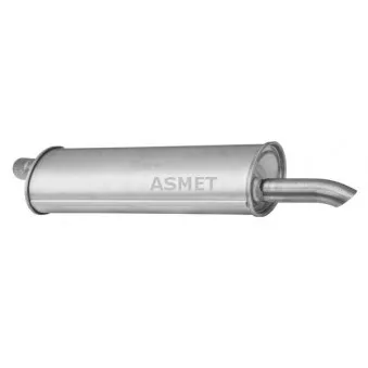 Silencieux arrière ASMET 05.071 pour OPEL ASTRA 1.6 i 16V - 100cv