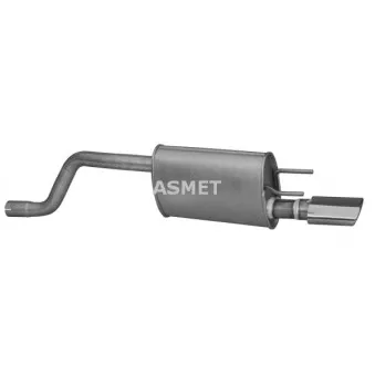 ASMET 05.195 - Silencieux arrière