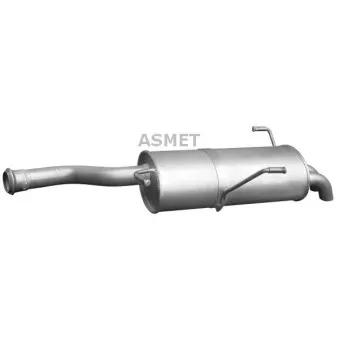 Silencieux arrière ASMET 08.086