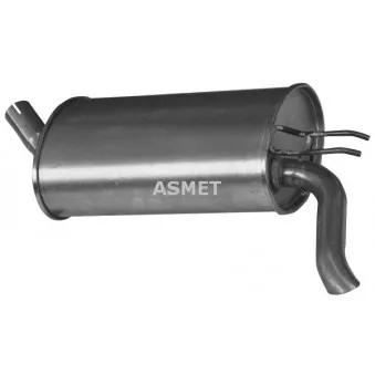 ASMET 10.055 - Silencieux arrière