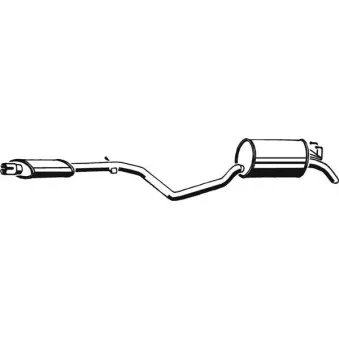 Silencieux arrière ASMET OEM 46472293
