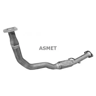 Tuyau d'échappement ASMET 16.077 pour FIAT DOBLO 1.9 D - 63cv