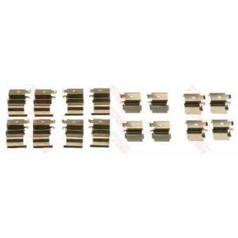 TRW PFK636 - Kit d'accessoires, plaquette de frein à disque