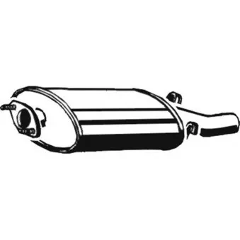 Silencieux arrière ASMET OEM 4525382