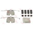 Kit d'accessoires, plaquette de frein à disque TRW [PFK683]