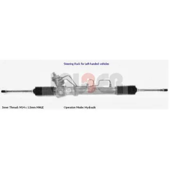 Crémaillière de direction LAUBER 66.0594