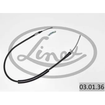 Tirette à câble, frein de stationnement LINEX OEM 8Z0609721B