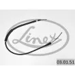 LINEX 03.01.51 - Tirette à câble, frein de stationnement