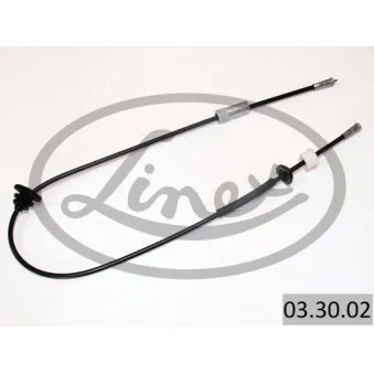 Câble flexible de commande de compteur LINEX 03.30.02 pour AUDI 80 1.8 GTE quattro - 112cv