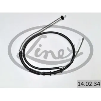 Tirette à câble, frein de stationnement LINEX OEM 24-1165