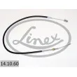 Tirette à câble, commande d'embrayage LINEX [14.10.60]