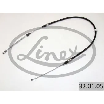 Tirette à câble, frein de stationnement LINEX 32.01.05 pour OPEL CORSA 1.4 S - 72cv