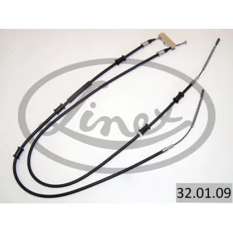 Tirette à câble, frein de stationnement LINEX OEM 522618