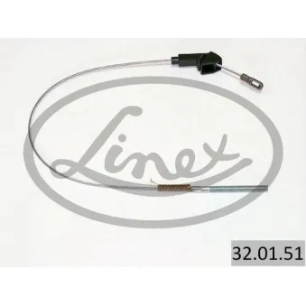 LINEX 32.01.51 - Tirette à câble, frein de stationnement
