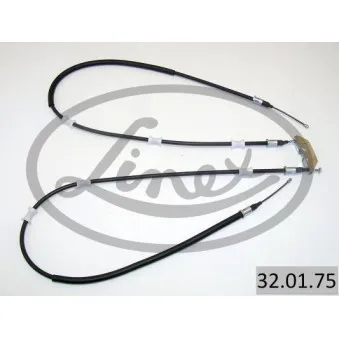 Tirette à câble, frein de stationnement LINEX OEM 24427061