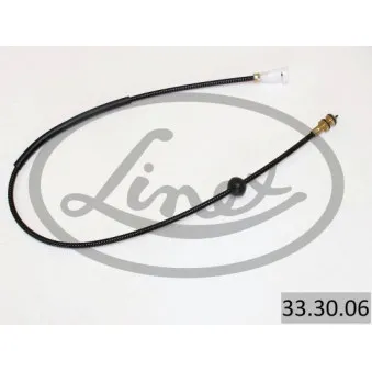 Câble flexible de commande de compteur LINEX 33.30.06 pour PEUGEOT 305 1.9 D - 64cv