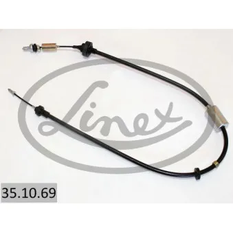 Tirette à câble, commande d'embrayage LINEX 35.10.69