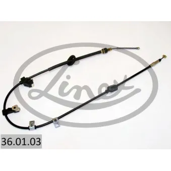 Tirette à câble, frein de stationnement LINEX OEM DBP3674