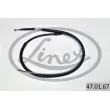 LINEX 47.01.67 - Tirette à câble, frein de stationnement