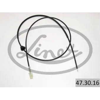 Câble flexible de commande de compteur LINEX 47.30.16 pour VOLKSWAGEN TRANSPORTER - COMBI 1.6 - 50cv
