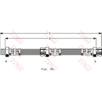 Flexible de frein TRW PHD327