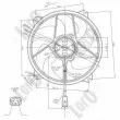 ABAKUS 009-014-0009 - Ventilateur, refroidissement du moteur