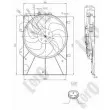 ABAKUS 009-014-0013 - Ventilateur, refroidissement du moteur