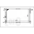 ABAKUS 011-017-0002 - Radiateur, refroidissement du moteur