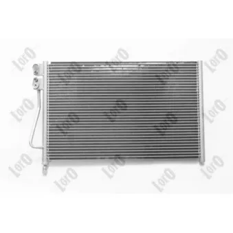 Condenseur, climatisation ABAKUS 017-016-0013 pour FORD FIESTA 1.25 16V - 75cv