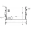 ABAKUS 017-017-0050-B - Radiateur, refroidissement du moteur