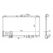 ABAKUS 018-017-0017 - Radiateur, refroidissement du moteur