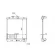 ABAKUS 018-017-0020 - Radiateur, refroidissement du moteur