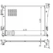 ABAKUS 019-017-0021-B - Radiateur, refroidissement du moteur