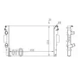 ABAKUS 022-017-0006 - Radiateur, refroidissement du moteur