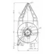 ABAKUS 037-014-0023 - Ventilateur, refroidissement du moteur