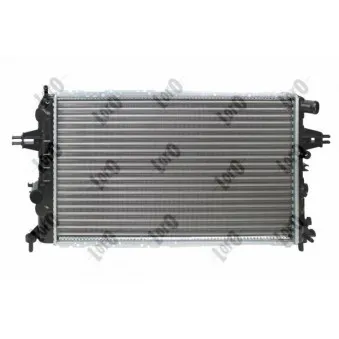 Radiateur, refroidissement du moteur ABAKUS 037-017-0048 pour OPEL ASTRA 2.0 16V Turbo - 190cv