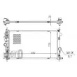 ABAKUS 037-017-0090-B - Radiateur, refroidissement du moteur