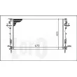 ABAKUS 042-017-0009 - Radiateur, refroidissement du moteur