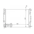 Radiateur, refroidissement du moteur ABAKUS [042-017-0029]