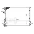 ABAKUS 053-017-0043 - Radiateur, refroidissement du moteur