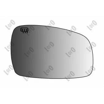 Verre de rétroviseur, rétroviseur extérieur ABAKUS 3703G02