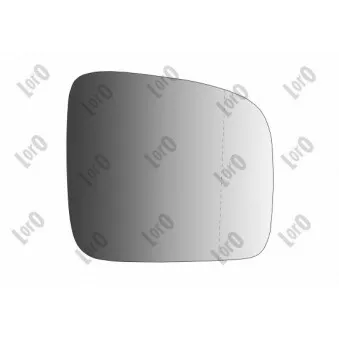 Verre de rétroviseur, rétroviseur extérieur ABAKUS 4049G04
