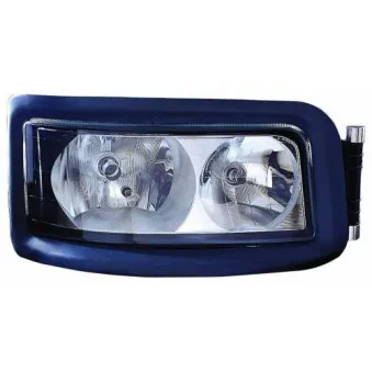 Projecteur principal ABAKUS 449-1101L-LD-E pour MAN L2000 9,145 LC,9,145 LLC, LRC, LLRC - 140cv