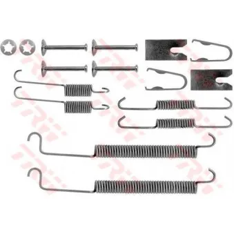 Kit d'accessoires, mâchoire de frein TRW SFK345