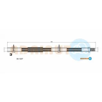 ADRIAUTO 08.1207 - Flexible de frein