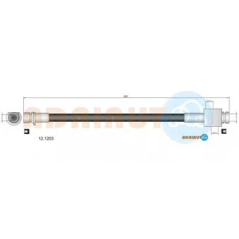 ADRIAUTO 12.1203 - Flexible de frein
