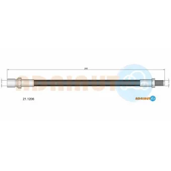 ADRIAUTO 21.1206 - Tuyau d'embrayage