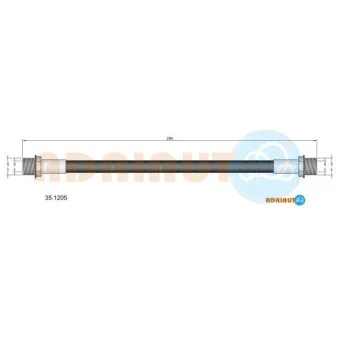 ADRIAUTO 35.1205 - Flexible de frein
