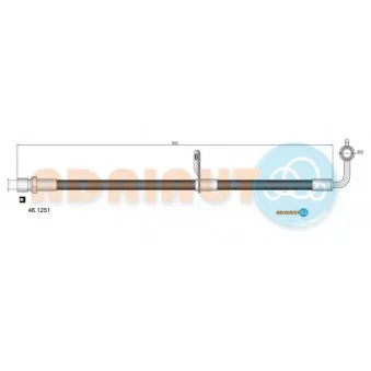 Flexible de frein arrière droit ADRIAUTO [46.1251]